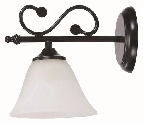 Rabalux Zidna lampa Dorothea E14 1x MAX 40W mat crno (7771)