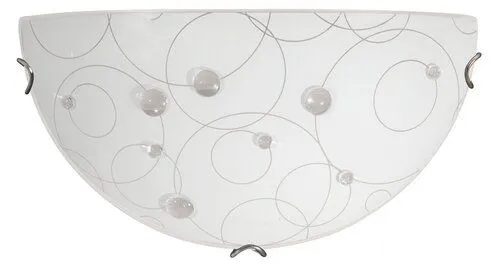 Rabalux Zidna lampa Jolly E27 1x MAX 60W beli sa motivima (1960)