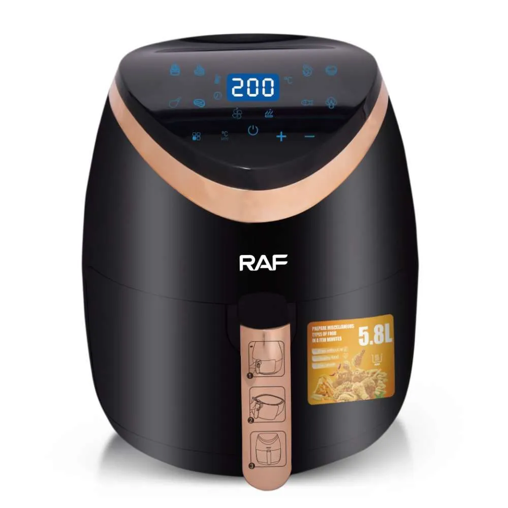 RAF Friteza na vruć vazduh R.5234B/ crna