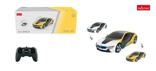 RASTAR Automobil na daljinsko upravljanje koji menja boju na suncu R/C BMW I8 1:24
