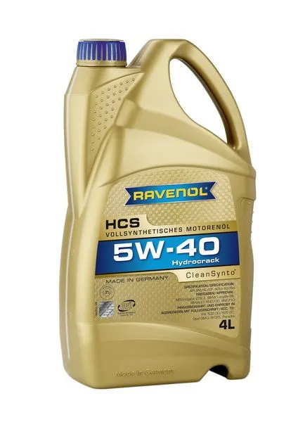 RAVENOL motorno ulje HCS SAE 5W40 4L