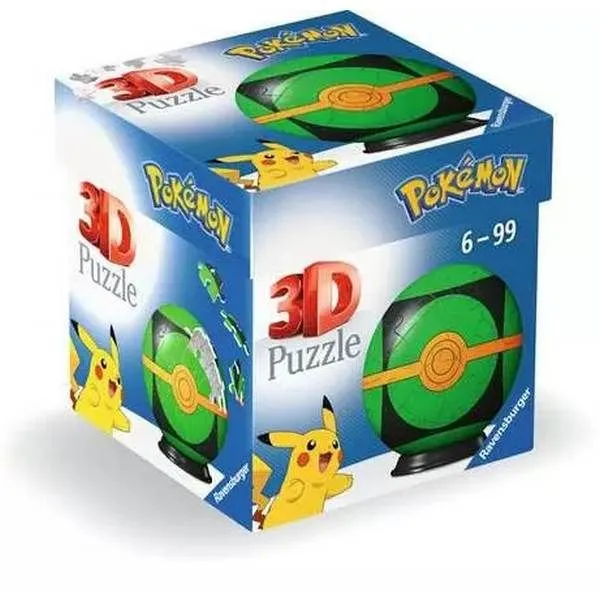 Ravensburger 3D puzzle - Pokemon lopta - 72 dela