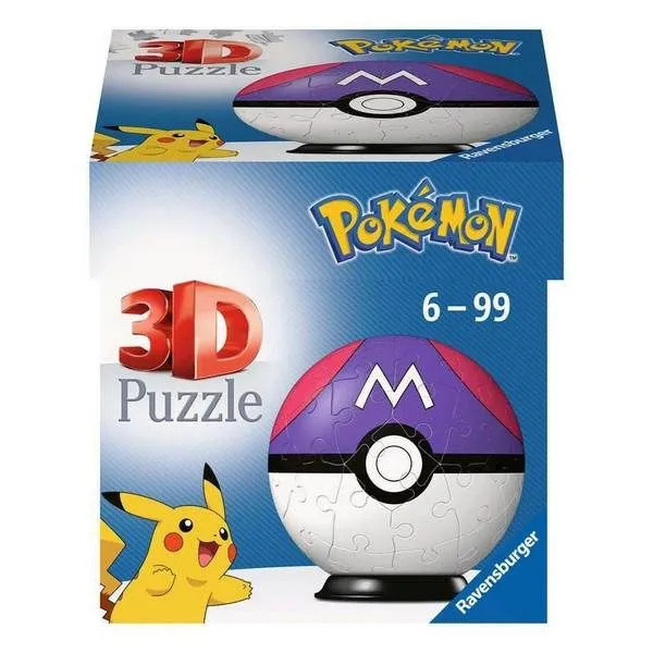 Ravensburger 3D puzzle - Pokemon Master lopta - 54 dela