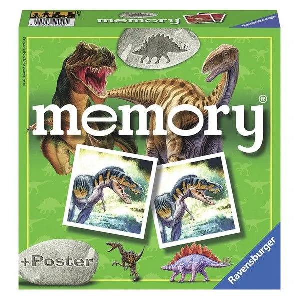 Ravensburger društvena igra - Igra memorije Dinosurus