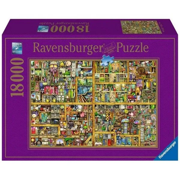 Ravensburger puzzle - Colin Thompson / Polica za knjige - 18000 delova
