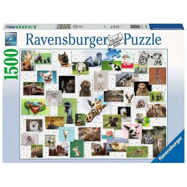 Ravensburger puzzle - Životinje - 1.500 delova