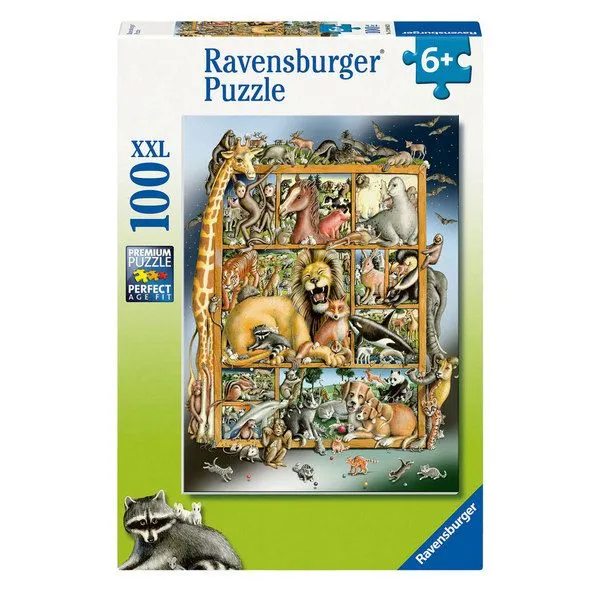 Ravensburger puzzle - Životinje u regalu - 100 delova