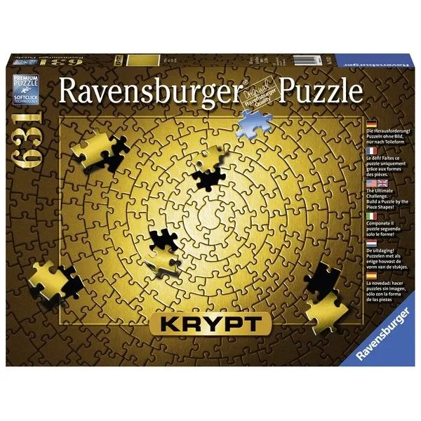Ravensburger puzzle - KRYPT zlatni - 631 deo