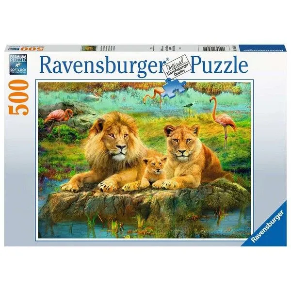 Ravensburger puzzle - Lavovi - 500 delova