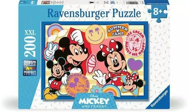 Ravensburger puzzle - Miki i Mini - 200 delova