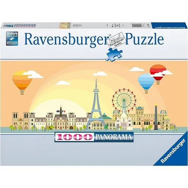 Ravensburger puzzle - Pariz panorama - 1.000 delova