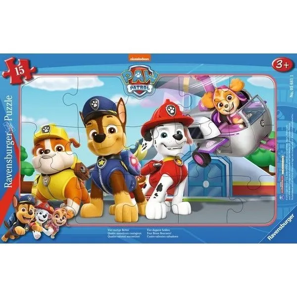 Ravensburger puzzle – Patrolne šape - 15 delova