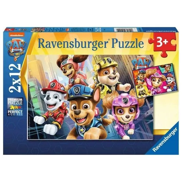 Ravensburger puzzle - Patrolne šape  -2x12