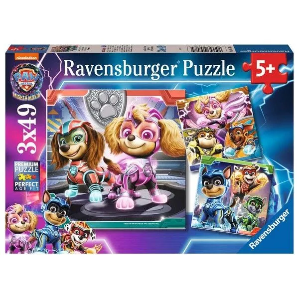 Ravensburger puzzle - Patrolne Šape - 3x49 delova