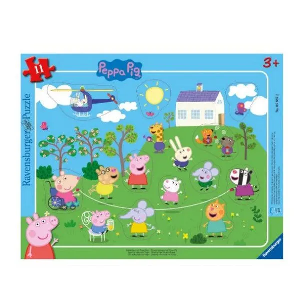 Ravensburger puzzle - Pepa prase - 11 delova
