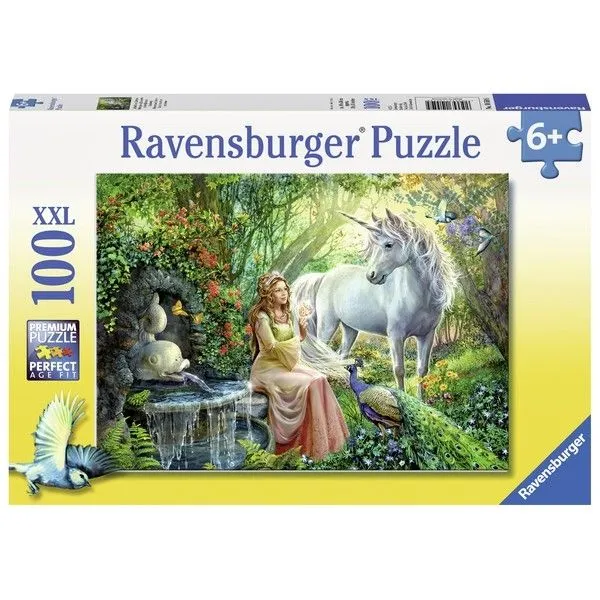 Ravensburger puzzle - Princeza sa jednorogom - 100 delova