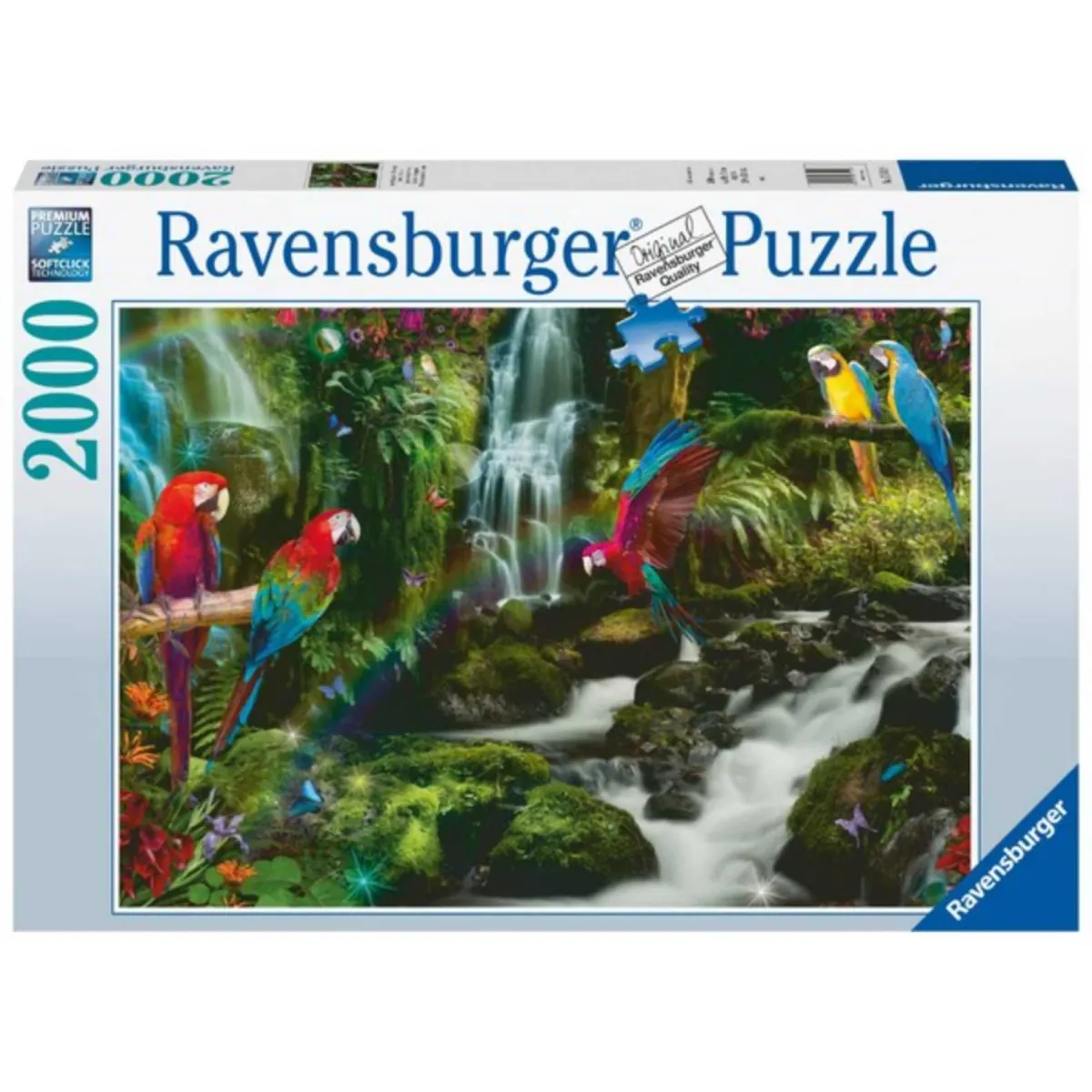 Ravensburger puzzle (slagalice) - Šareni papagaj 2000 delova