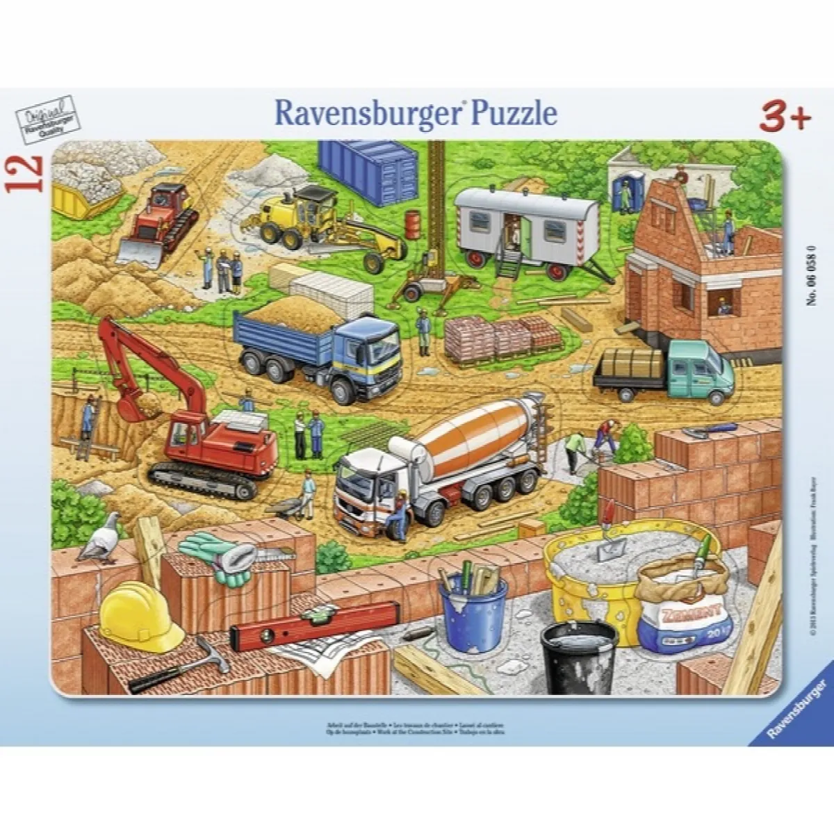Ravensburger puzzle (slagalice)- Mašine na gradilištu