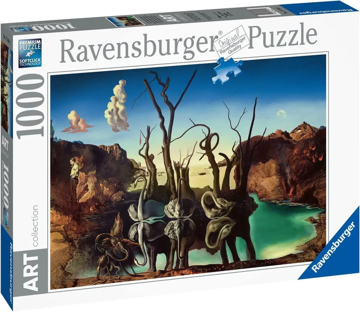 Ravensburger puzzle - Slonovi - 1.000 delova