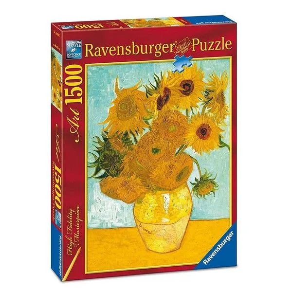 Ravensburger puzzle - Suncokreti, Van Gog - 1.500 delova
