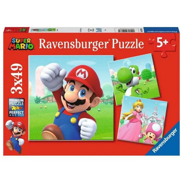 Ravensburger puzzle - Super Mario - 4x100 delova