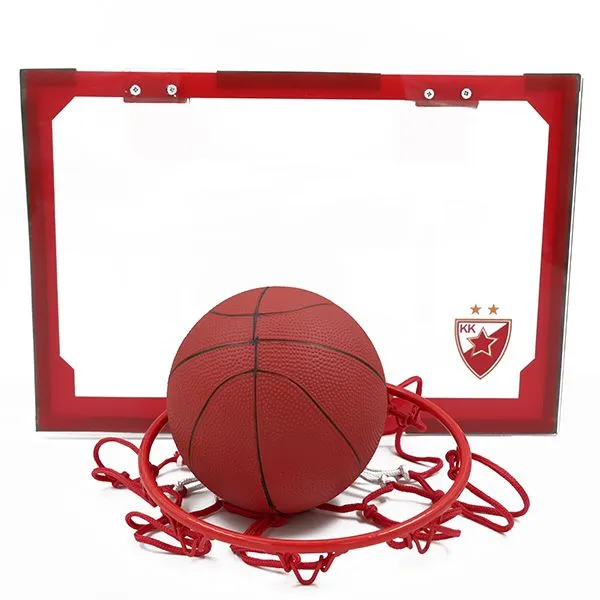 RED STAR Set mini koš KK Crvena Zvezda