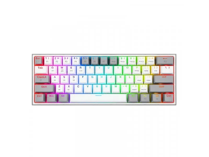 REDRAGON Fizz Pro K616 RGB Bežična/žična mehanička gejming tastatura/ Belo-siva (K616-RGB-WG)