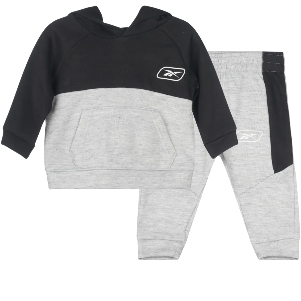 REEBOK komplet trenerka za male dečake, sivo crna