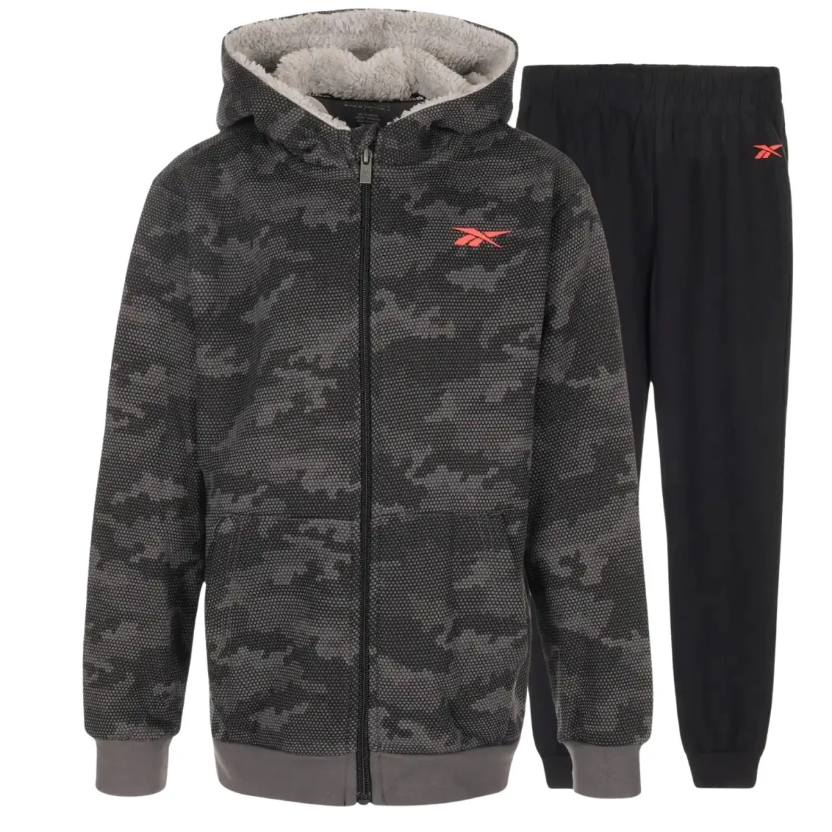 REEBOK komplet trenerka za velike dečake, army print