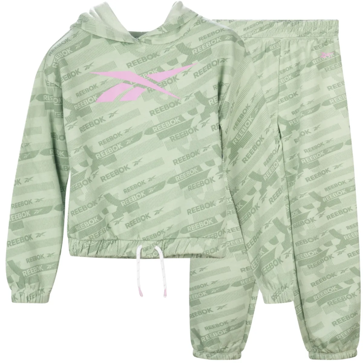 REEBOK komplet trenerka za velike devojčice , zelena