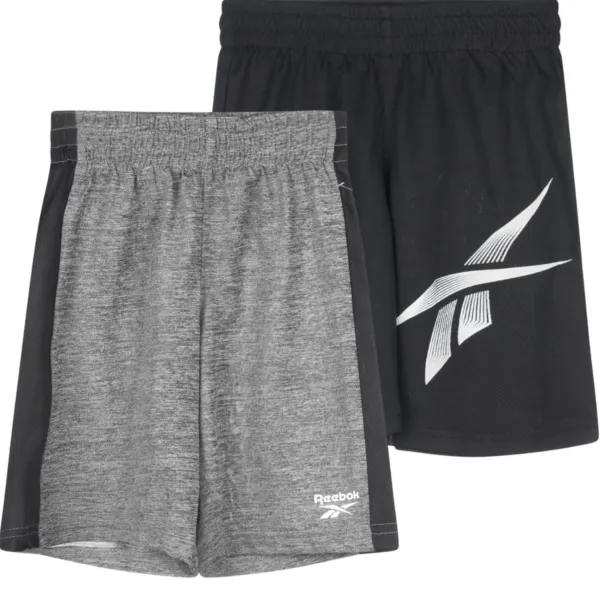 REEBOK set šorceva za dečake,crno sivi
