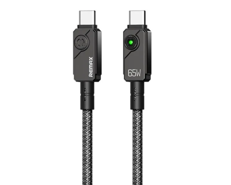 REMAX Kabl Swift Fast charging pleteni data kabl 1.2M C36 65W(C-C)/ crna