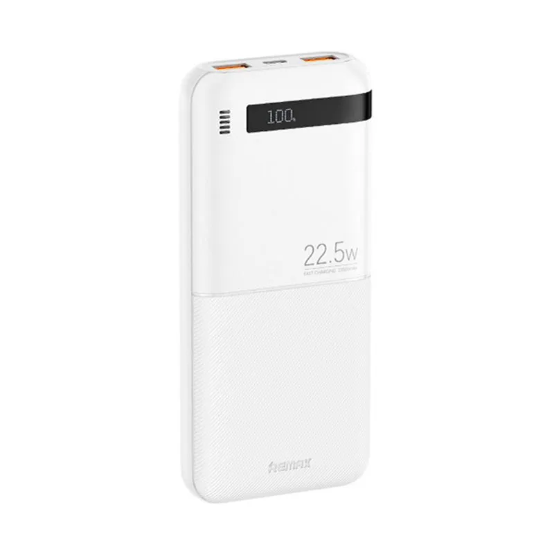 REMAX Power Bank Piloteer 20W PD+22.5W QC 10000mAh RPP-71/ bela