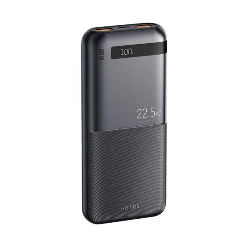 REMAX Power Bank Piloteer 20W PD+22.5W QC 10000mAh RPP-71/ crna