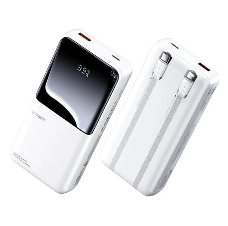 REMAX Power Bank RPP-680/ 20W+QC 22.5W/ 20000mAh/ bela