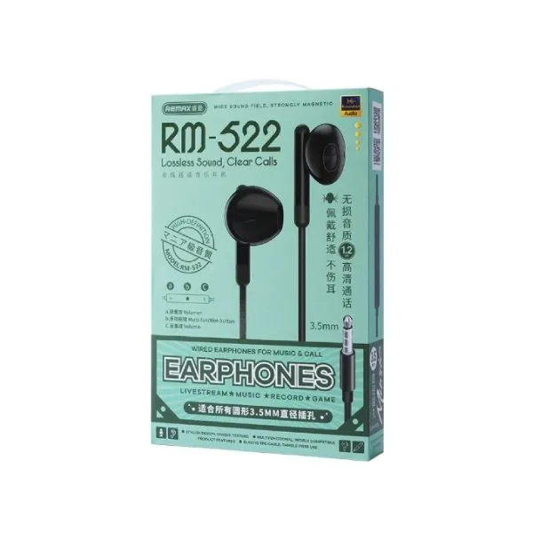 REMAX Slušalice za telefon RM-522a Type-C/ crna