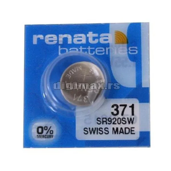 RENATA Baterija 371 1,55V Srebro oksid, 1kom