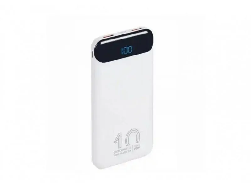 RIVACASE Power Bank VA 2540 10000mAh, bela