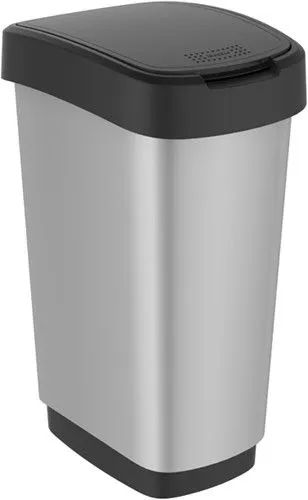 ROTHO Kanta za otpatke 50L Twist, siva/crna