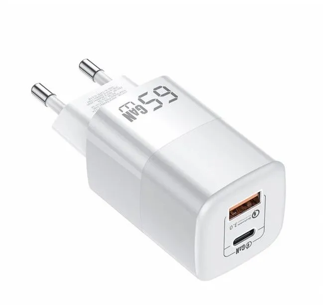 RY-U65A GaN Punjač Type C/ USB-A 65w