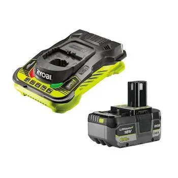 RYOBI Set, baterija 18V 6Ah + brzi punjač 5A RC18150-160X