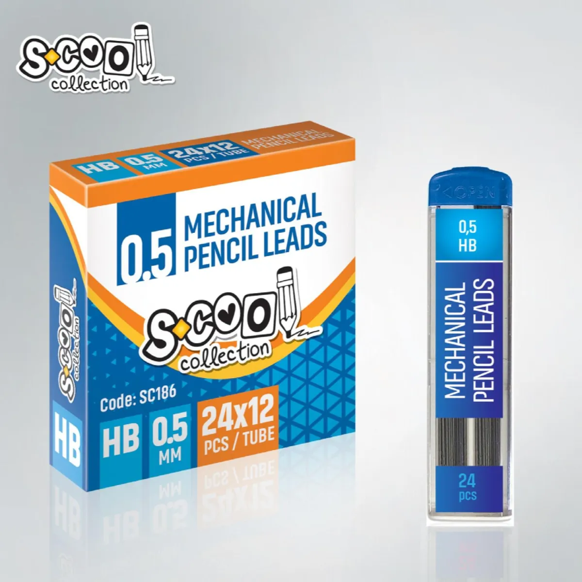 S-COOL Grafitna mina 0.5 HB sc186