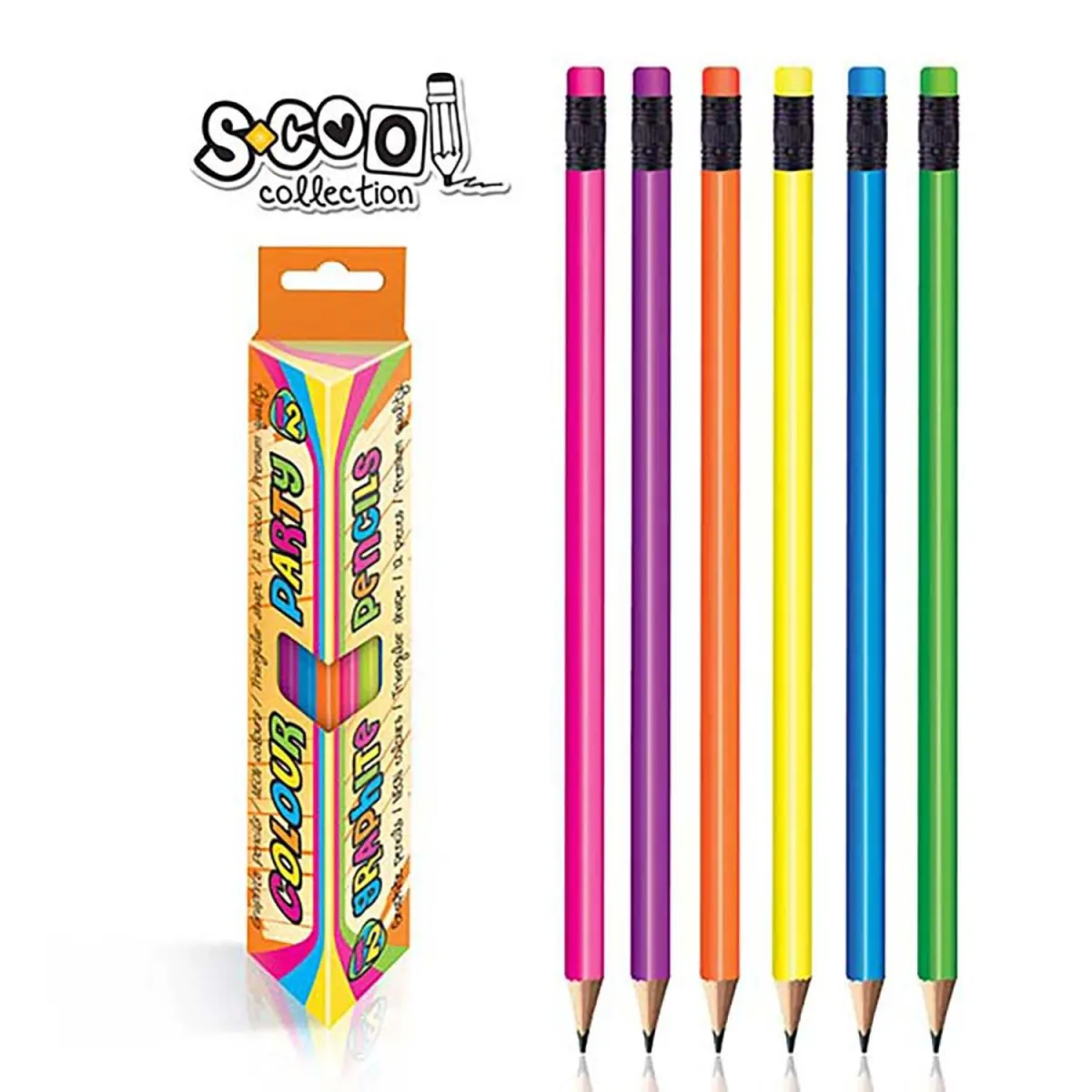 S-COOL Grafitna olovka Metallic SC147, set 1/12