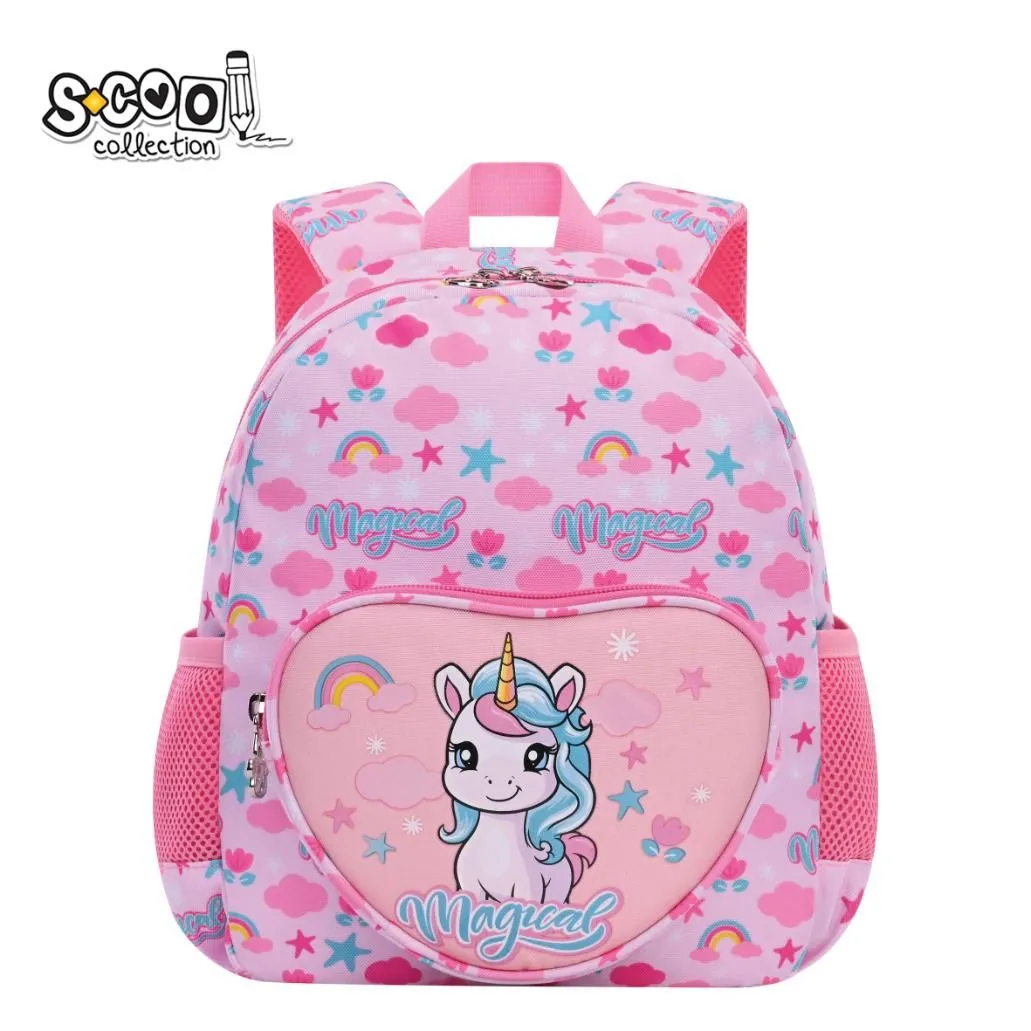 S-COOL Predškolski ranac Unicorn magical my first backpack 31*24*9cm SC3010