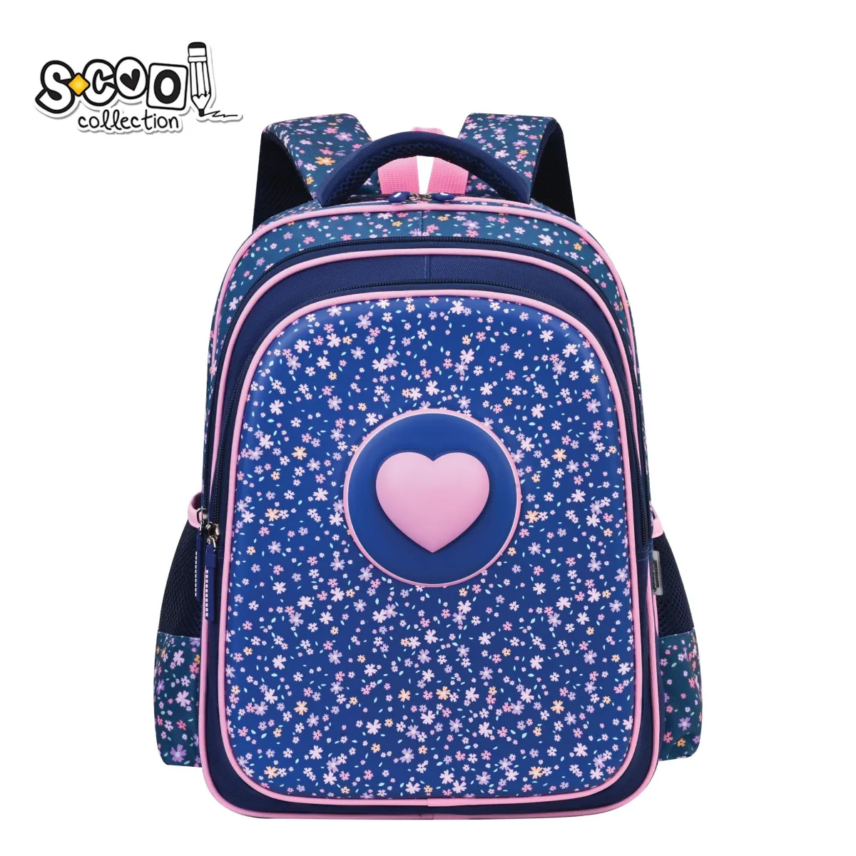 S-COOL Ranac ojačana leđa 3D EVA Purple heart 42*30*22cm SC2991