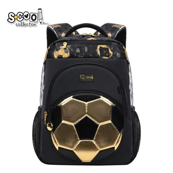 S-COOL Ranac ojačana leđa Gold football 40*29*14cm SC3170