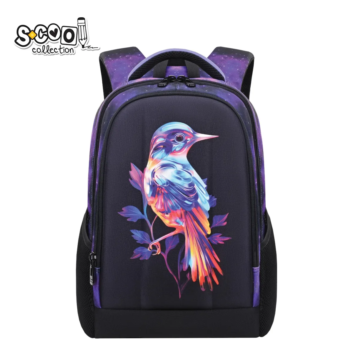 S-COOL Ranac ojačana leđa sa čvrstim prednjim đžepom Bird 40*29*14cm SC2951