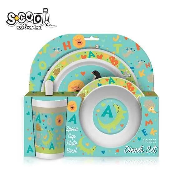 S-COOL Set za jelo Baby Letters sc1599