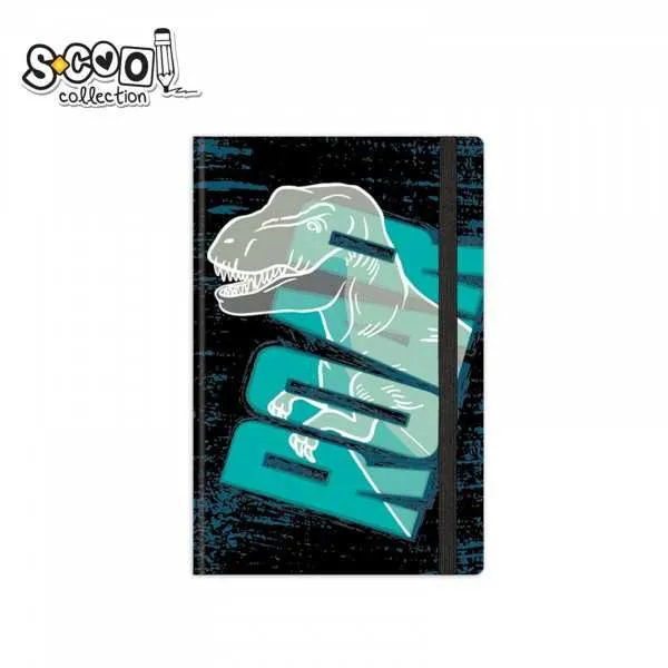 S-COOL Sveska Dino, premium tvrdi povez, A6 linije SC1815