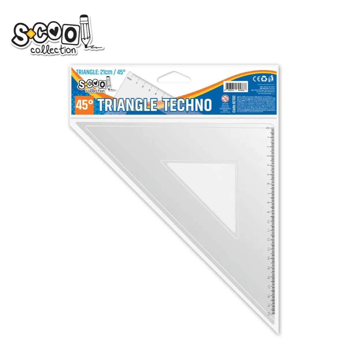 S-COOL Trougao tehno 45/20 sc102